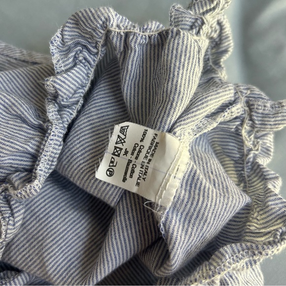 Brandy Melville blue and white striped Carly tank - Picture 4 of 4